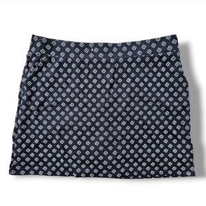 5️⃣ for 2️⃣5️⃣ Floral Print Black & White Skort (Skirt With Shorts)